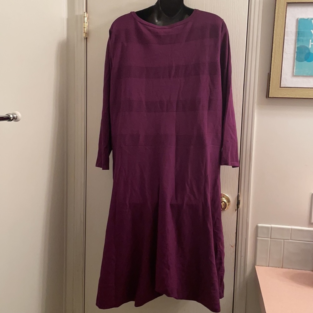 (2X) Worthington Plus Size Sweater Dress - Picture 5 of 5